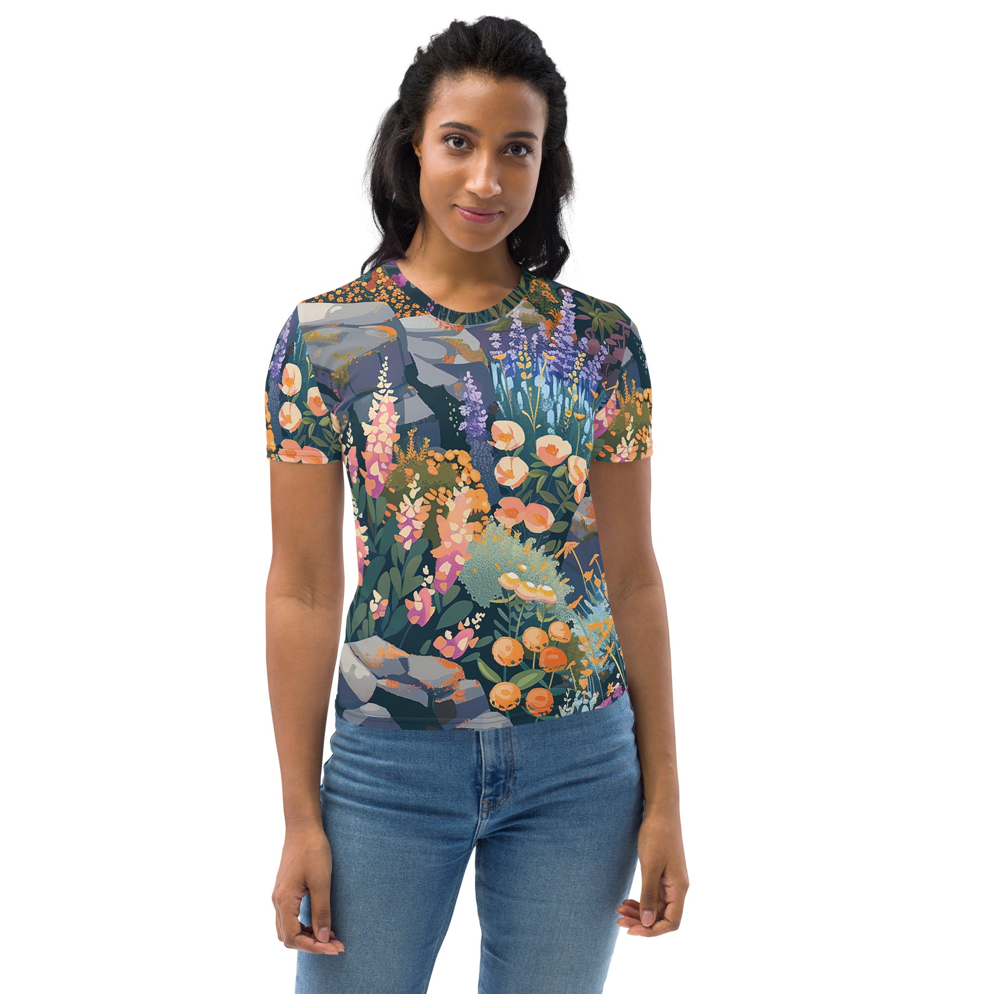 Camiseta Mujer - Alpine Meadow Symphony | Drese Art