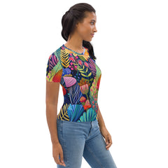 Women's T-shirt - African Blossoms | Drese Art