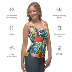 Débardeur pour femme - Délice floral nordique | Drese Art