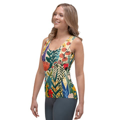 Débardeur pour femme - Délice floral nordique | Drese Art