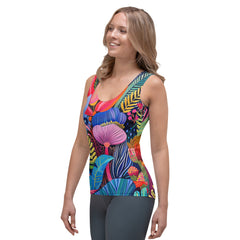 Women's Tank Top - African Blossoms | Drese Art