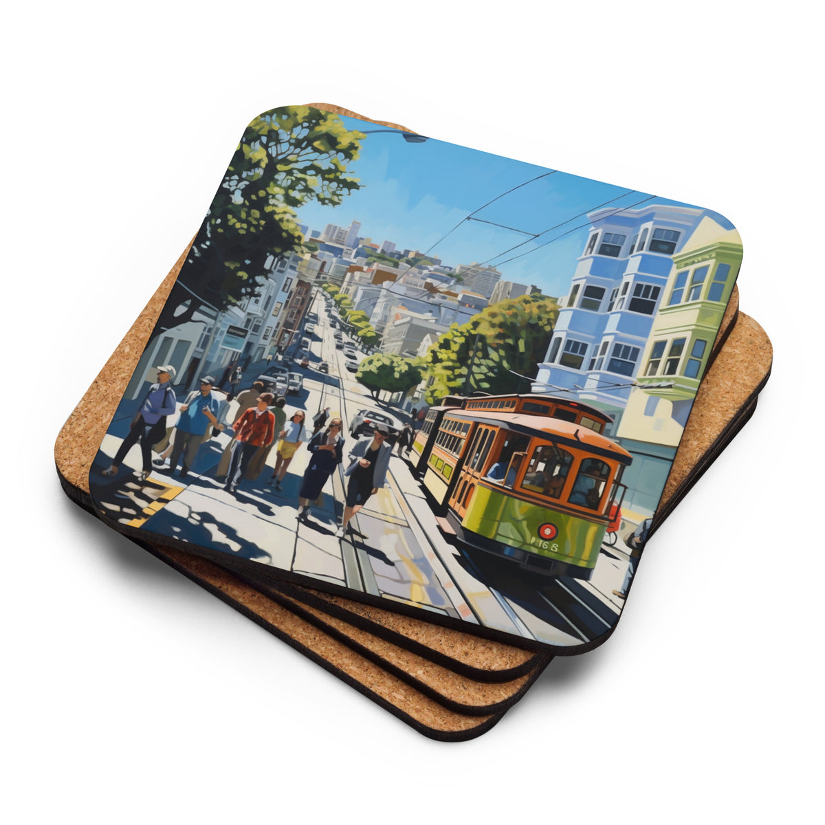 Coaster - San Francisco Cable Car | Drese Art