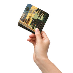 Sous-verre - Promenade à Miami | Drese Art