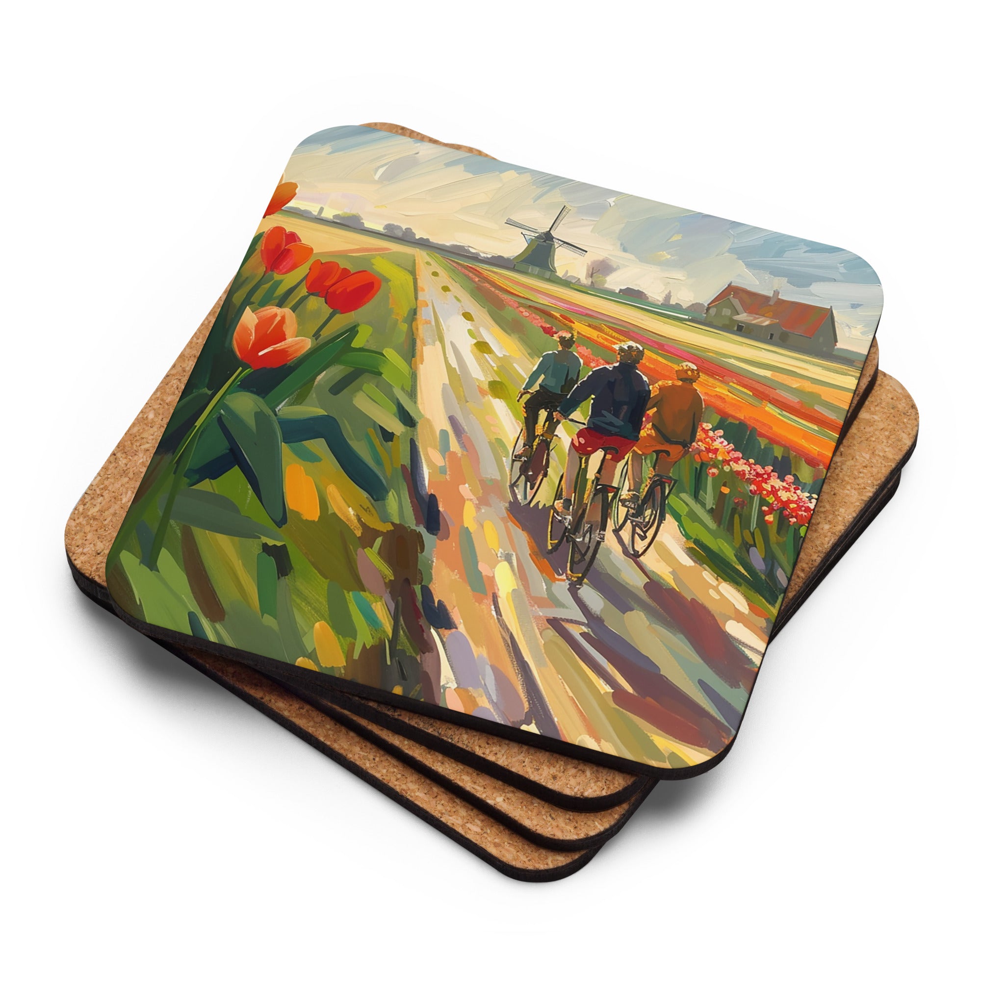 Coaster - Through Tulip Fields | Drese Art