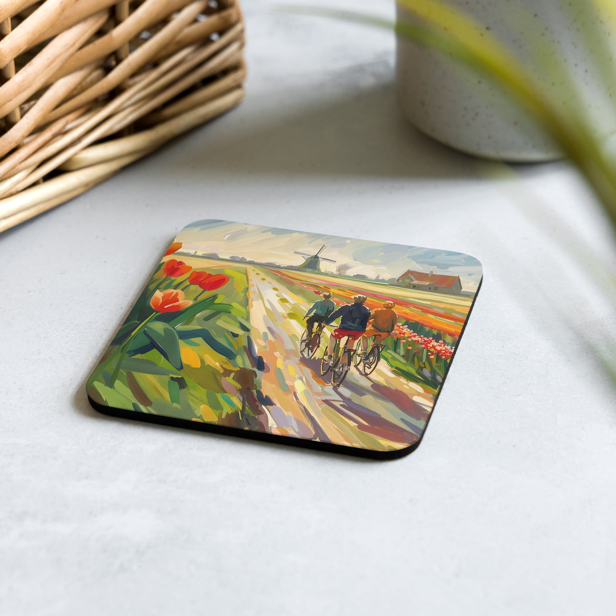 Coaster - Through Tulip Fields | Drese Art