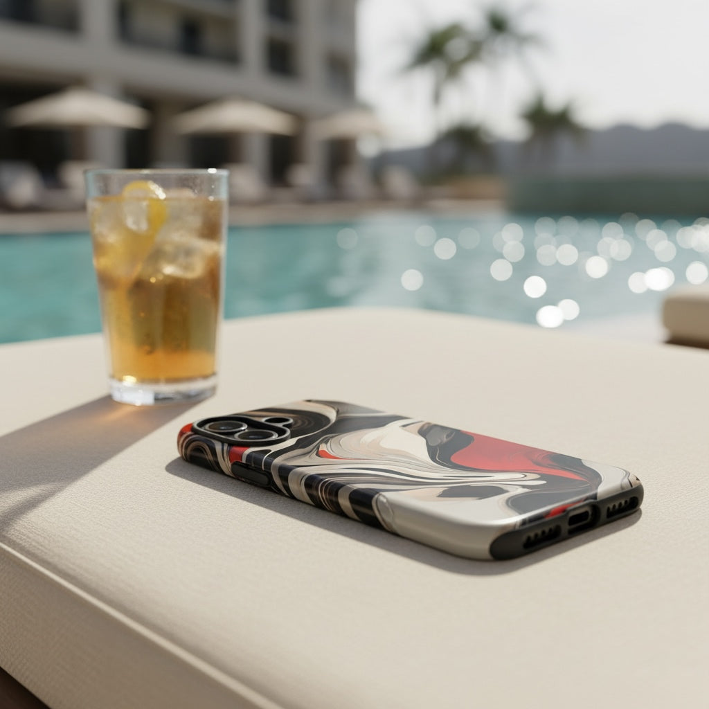 iPhone®-Hülle - Crimson Flux | Drese Art