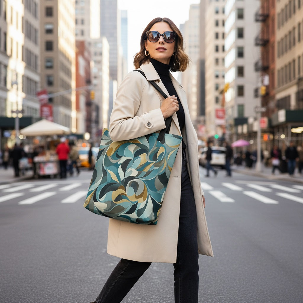 Tote Bag - Aqua Reverie | Drese Art