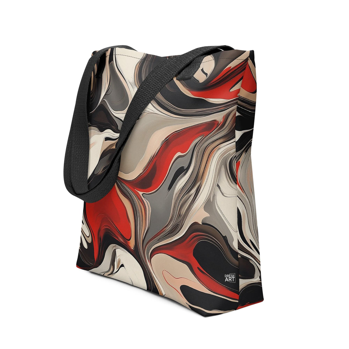 Tote Bag - Crimson Flux | Drese Art