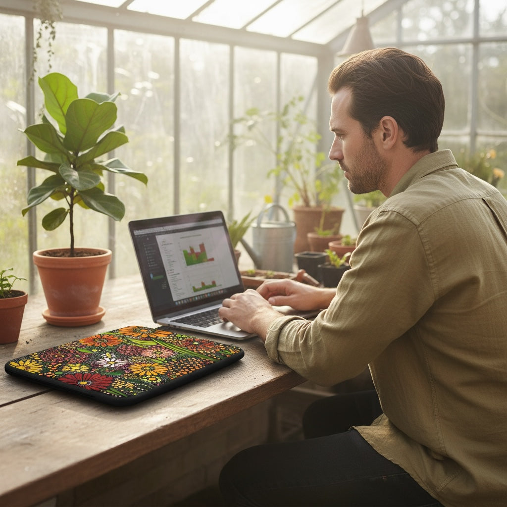 Laptop Sleeve - Flourishing Earth | Drese Art