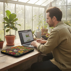 Laptop Sleeve - Flourishing Earth | Drese Art