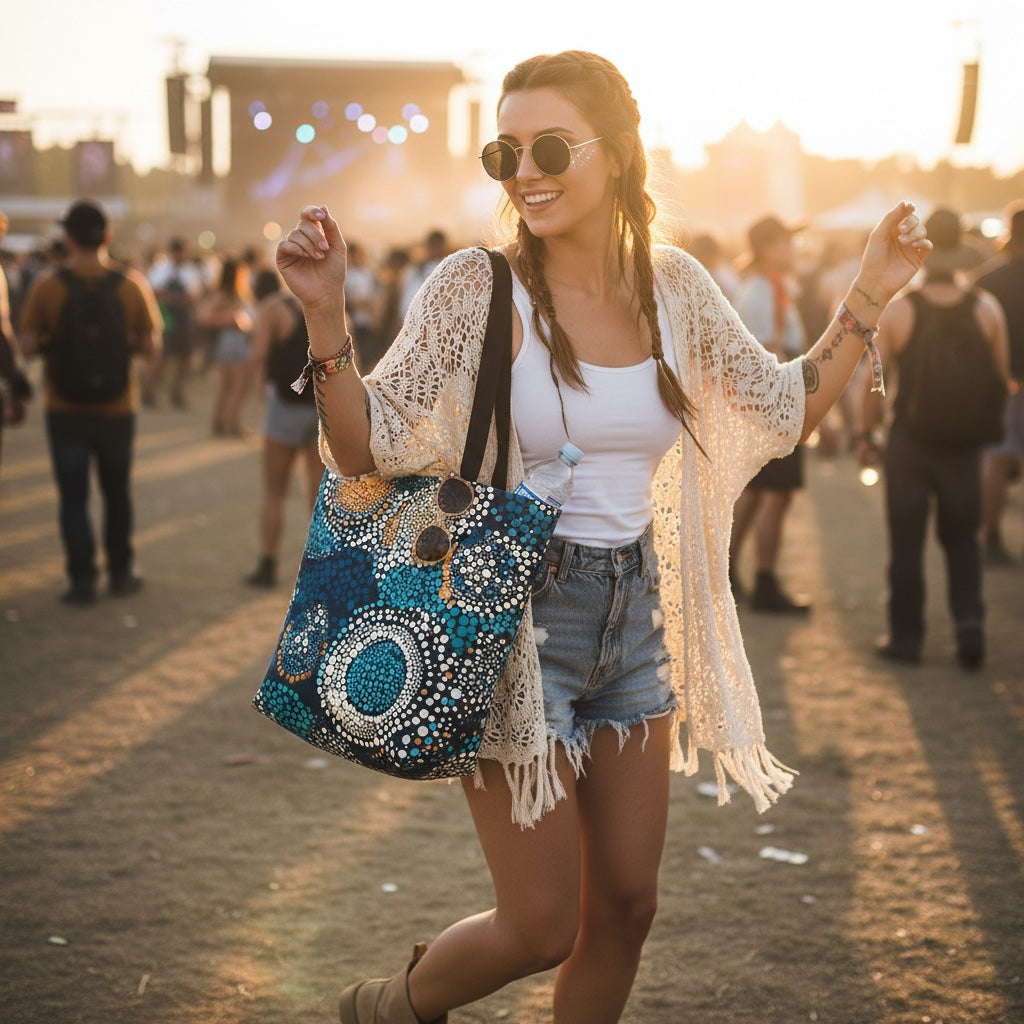 Tote Bag - Dreaming Currents | Drese Art