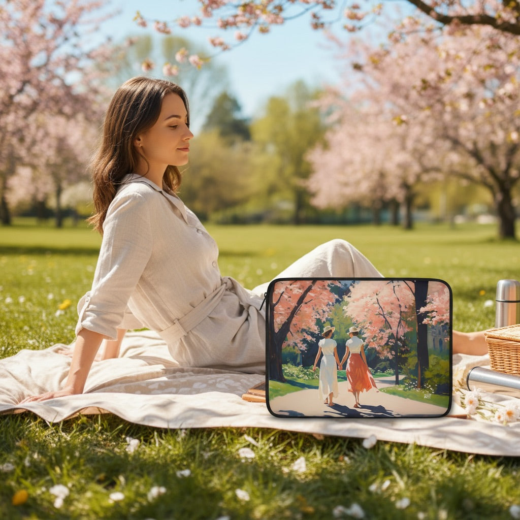 Custodia laptop - Serenata di primavera | Drese Art