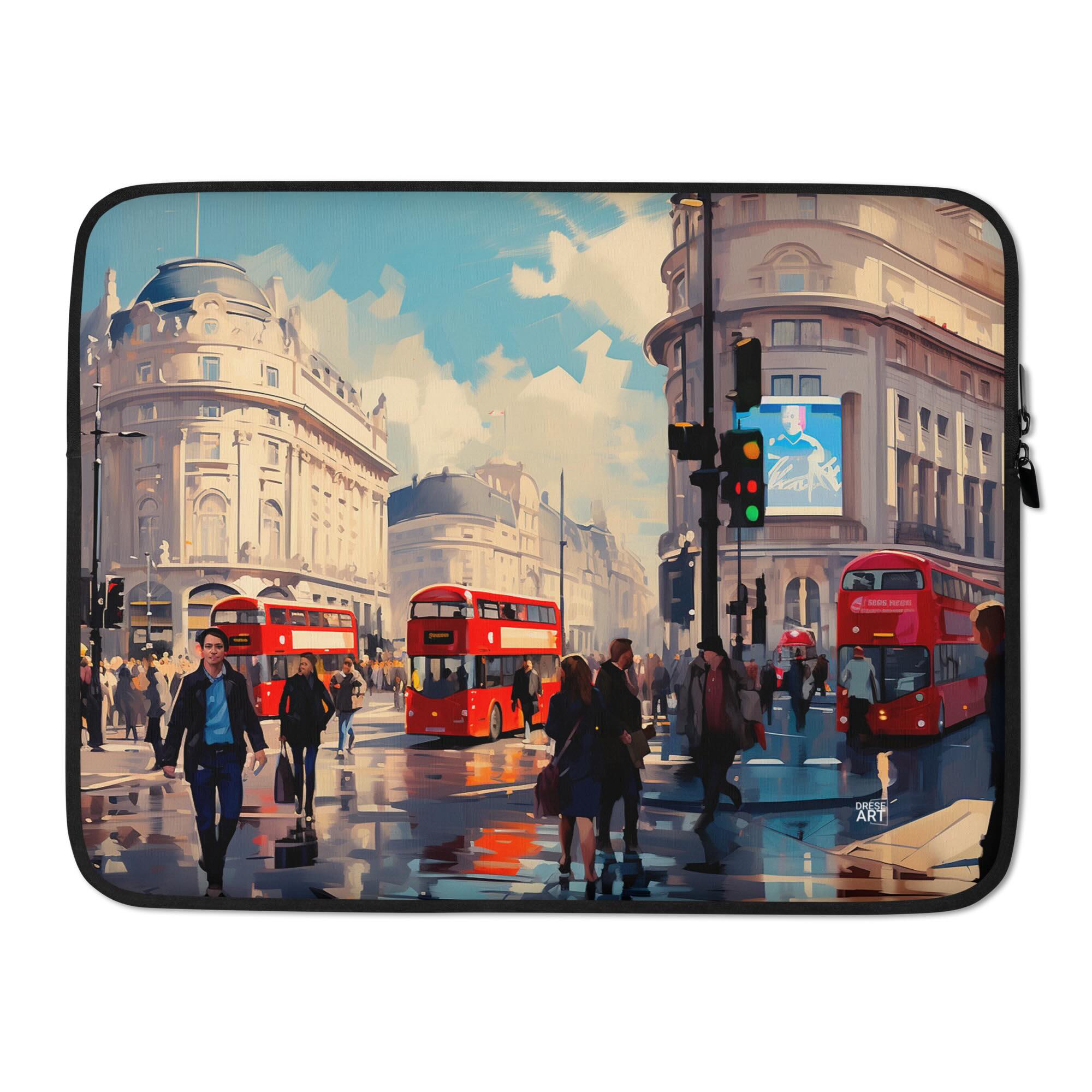 Laptop Sleeve - London Scene | Drese Art