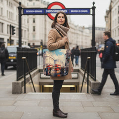 Sac tote - Scène de Londres | Drese Art