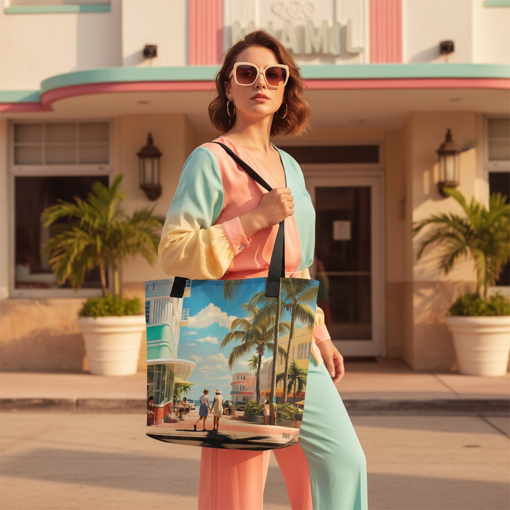 Tote Bag - Miami Retro | Drese Art