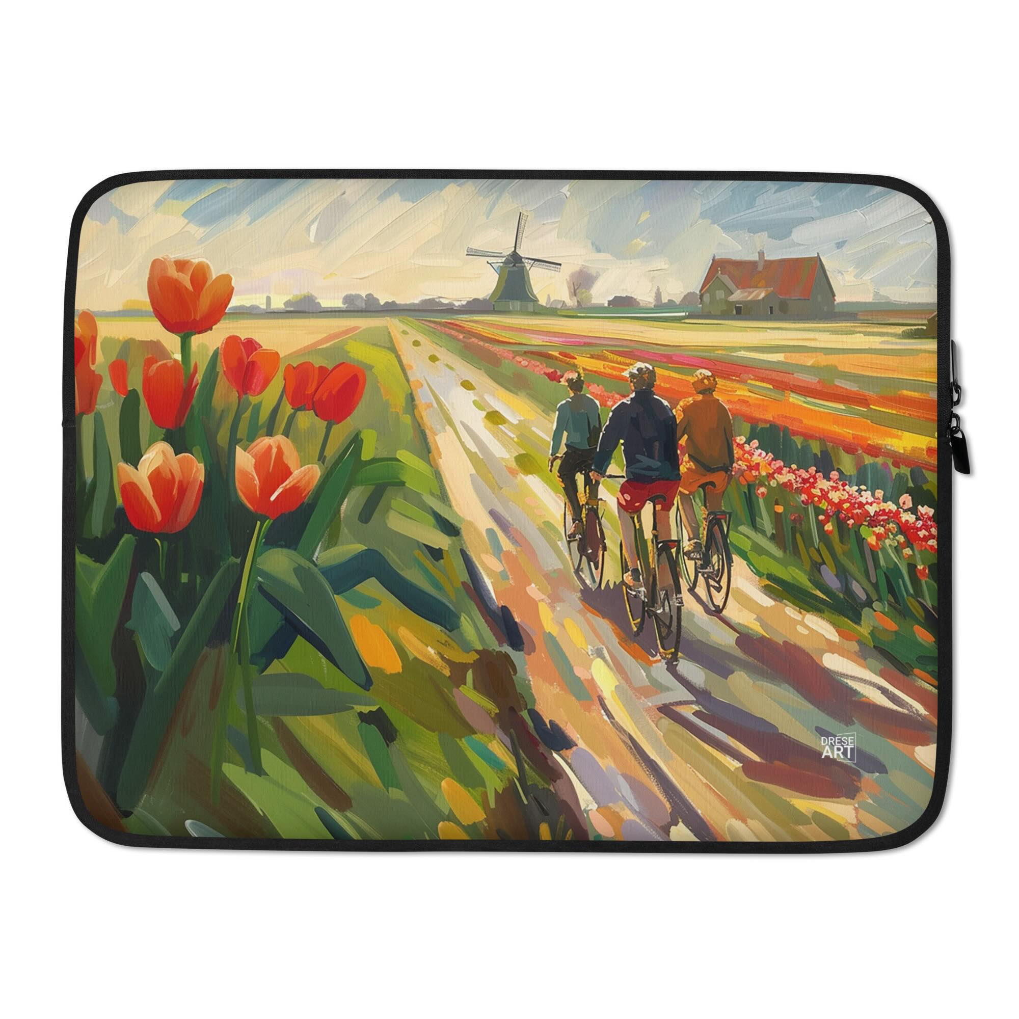 Custodia laptop - Campi di tulipani | Drese Art