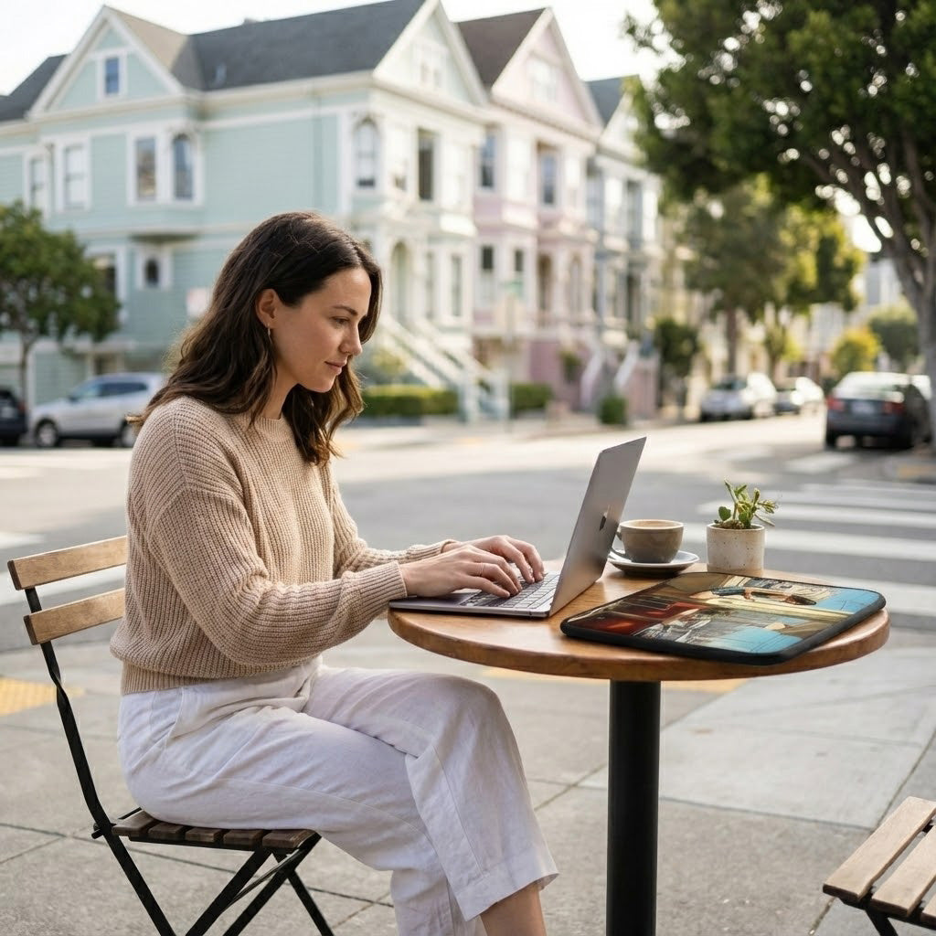 Custodia laptop - Serenità di San Francisco | Drese Art