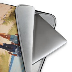 Laptop Sleeve - Stroll by the Beach | Drese Art