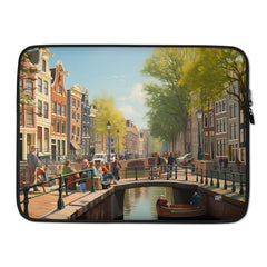 Laptop Sleeve - Amsterdam Canal | Drese Art