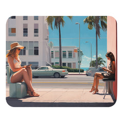 Tapis de souris - Moment à Miami | Drese Art