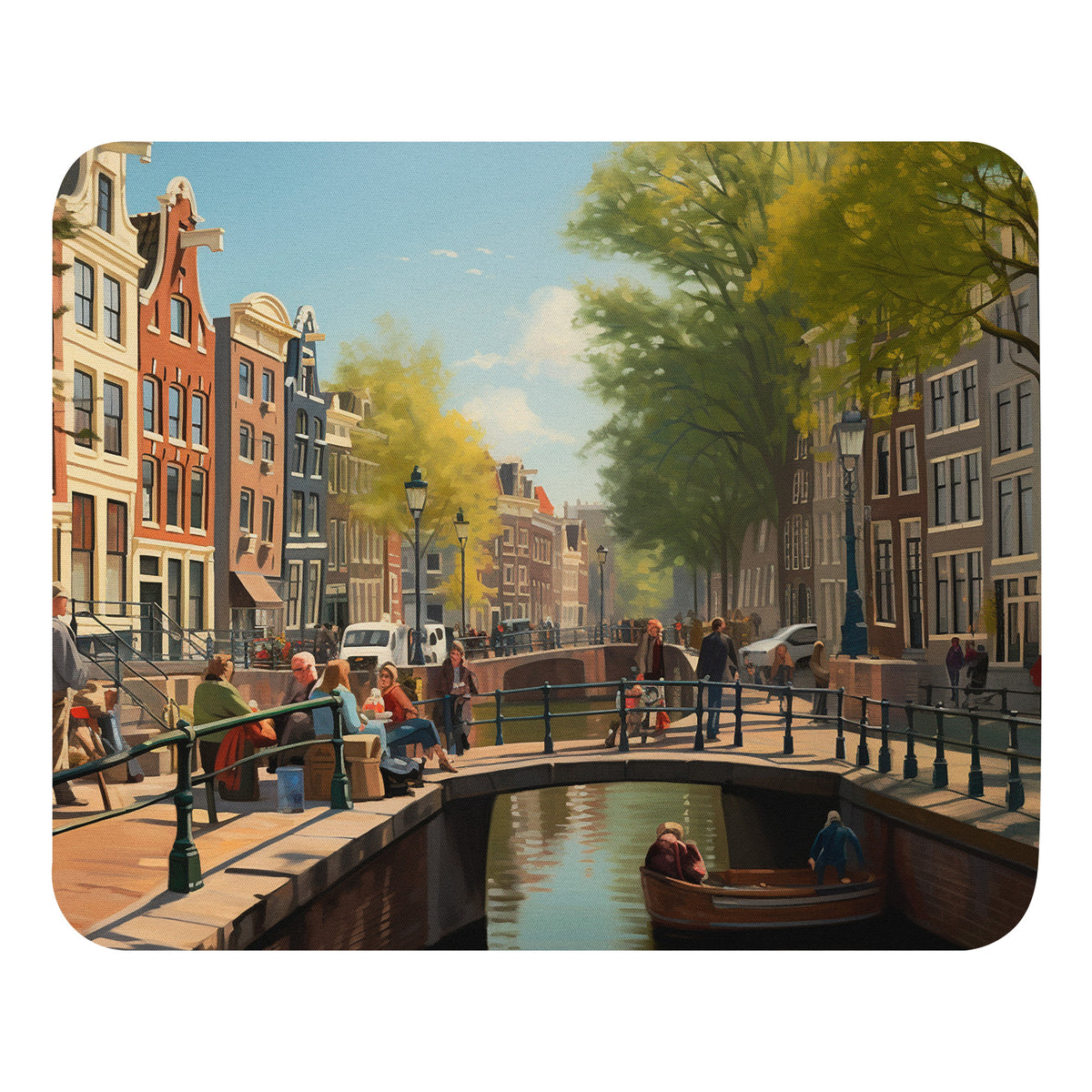 Mouse Pad - Amsterdam Canal | Drese Art