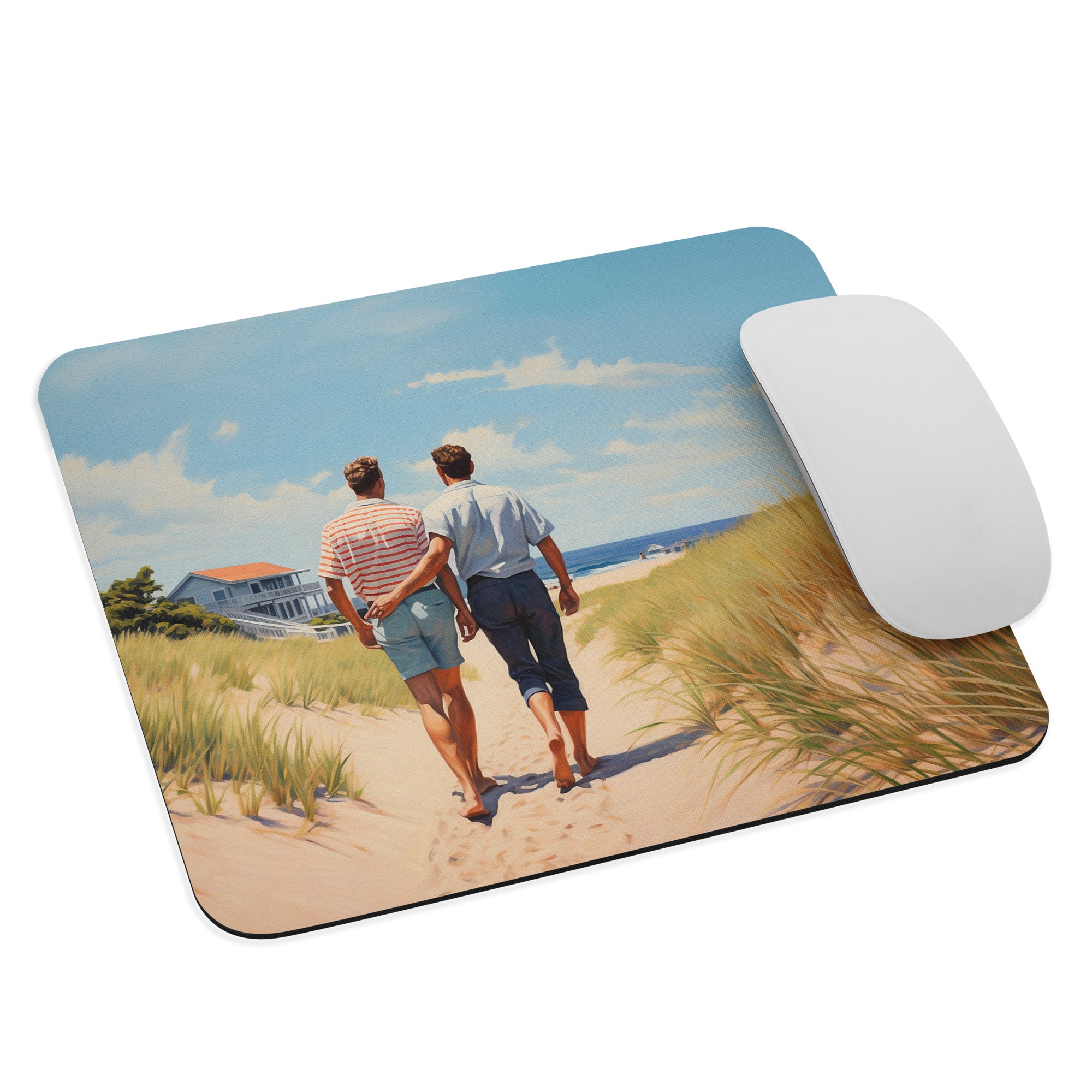 Mouse Pad - Stroll by the Beach | Drese Art