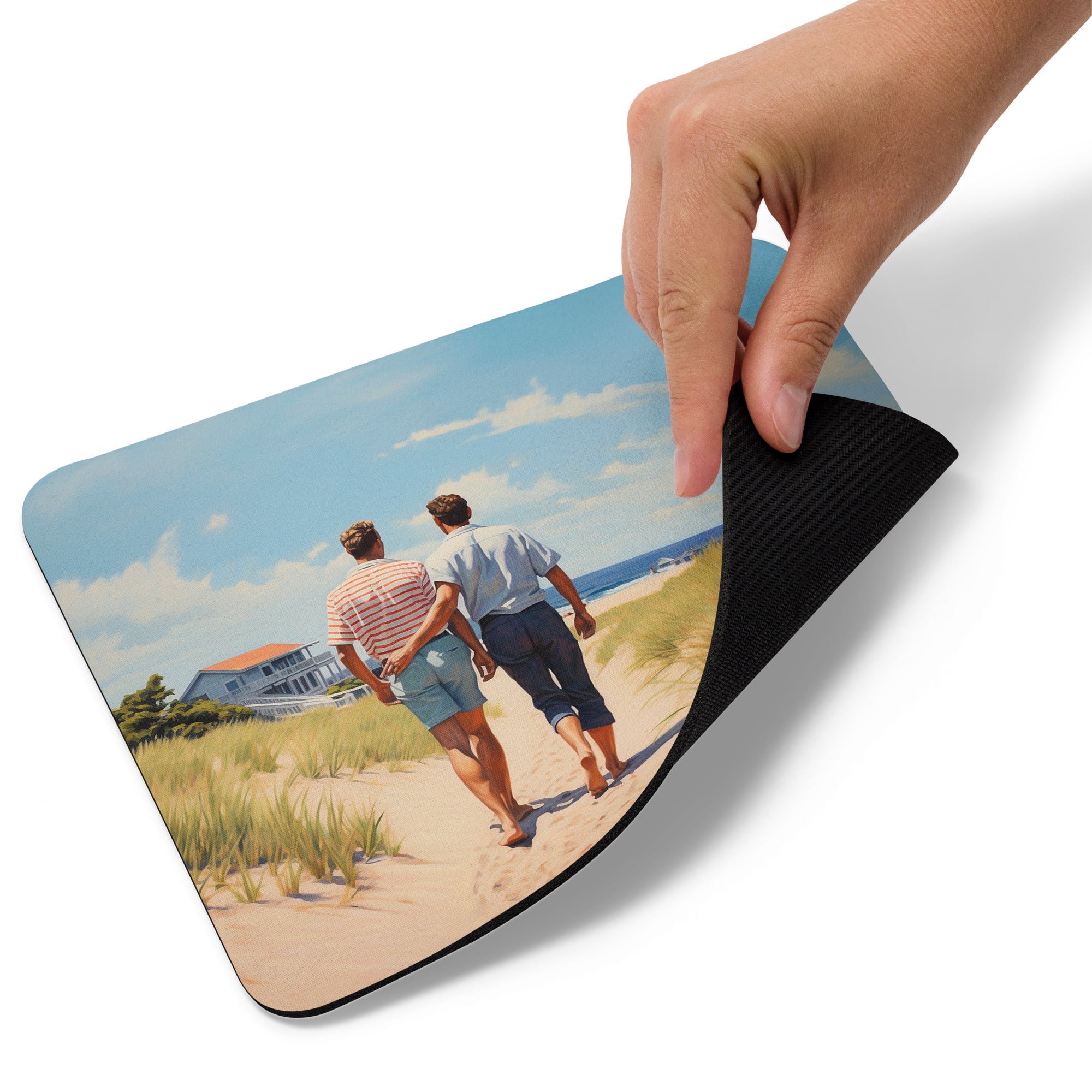 Mouse Pad - Stroll by the Beach | Drese Art