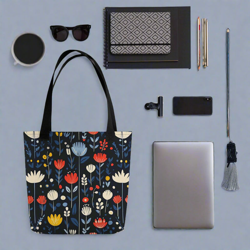 nordic-floral-tote-bag-nordic-meadow-drese-art-3