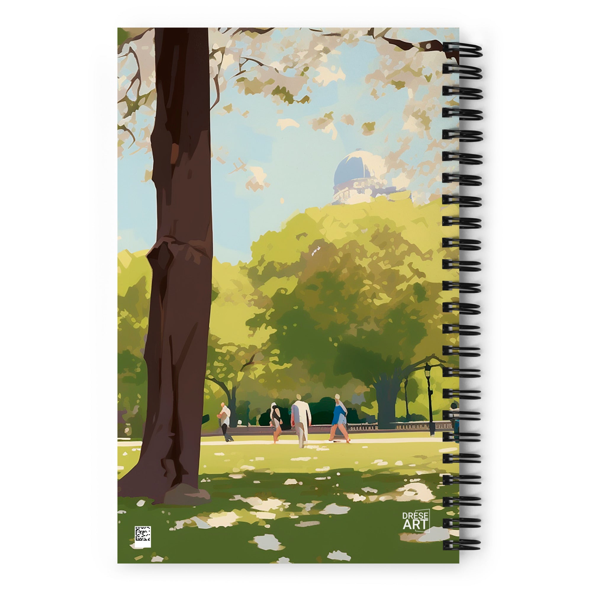 Spiral Notebook - At the Park | Drese Art