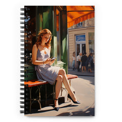 Spiral Notebook - Paris Café | Drese Art