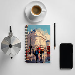 Spiral Notebook - London Scene | Drese Art