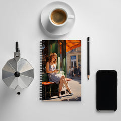 Spiral Notebook - Paris Café | Drese Art