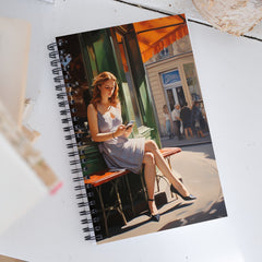 Spiral Notebook - Paris Café | Drese Art