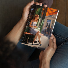 Spiral Notebook - Paris Café | Drese Art