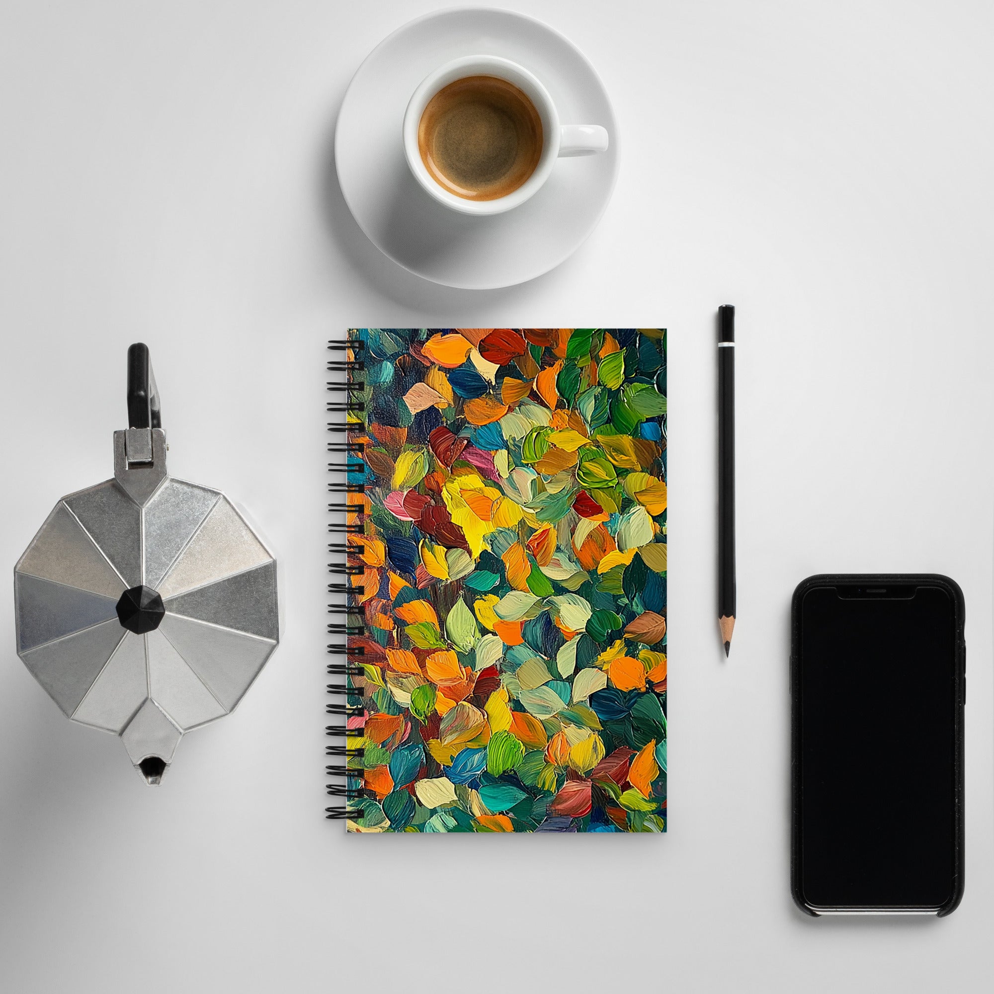 Spiral Notebook - Flurry of Color | Drese Art