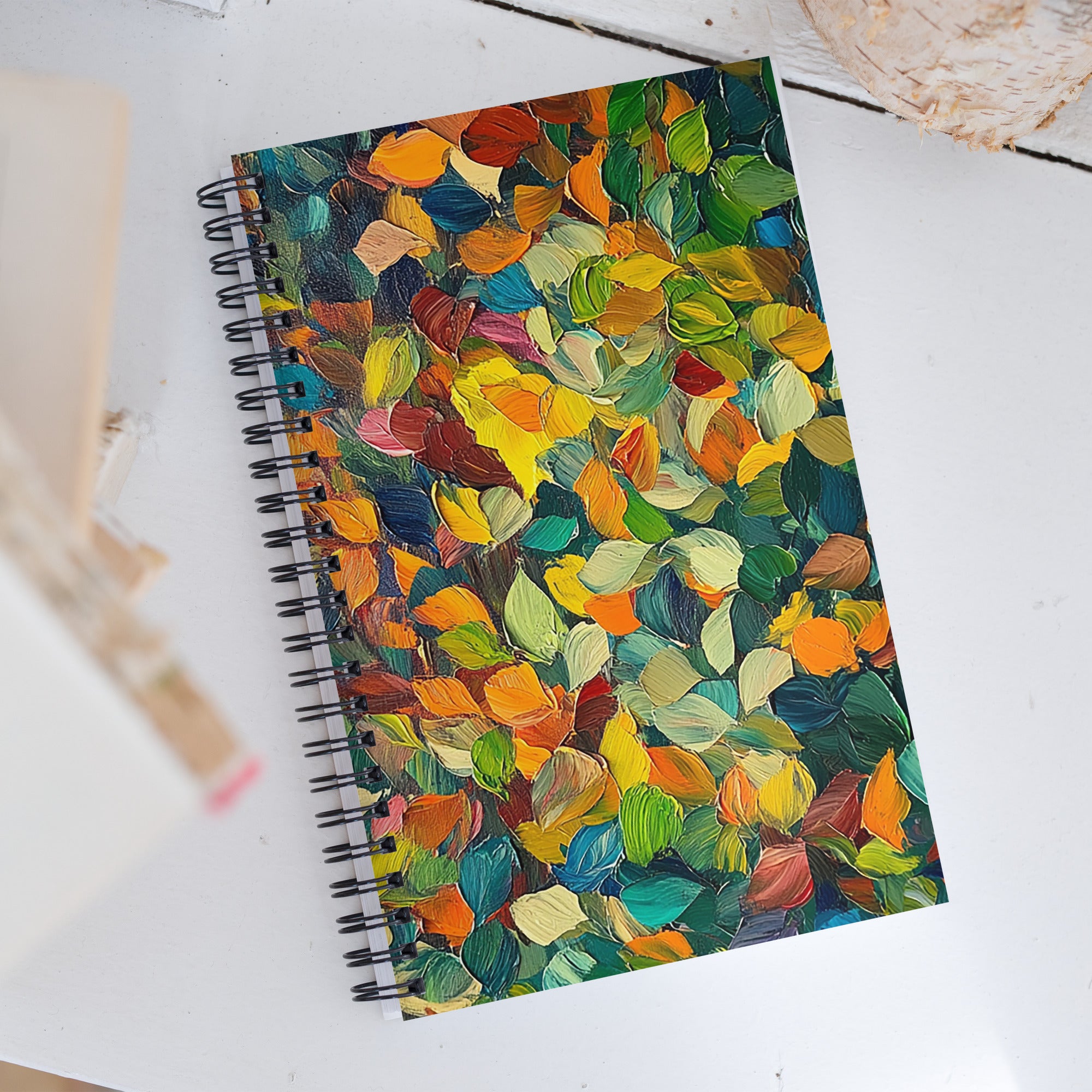 Spiral Notebook - Flurry of Color | Drese Art