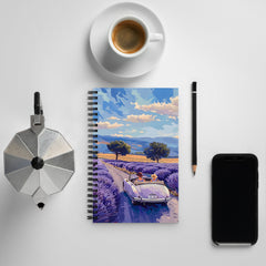 Spiral Notebook - Lavender Hills | Drese Art