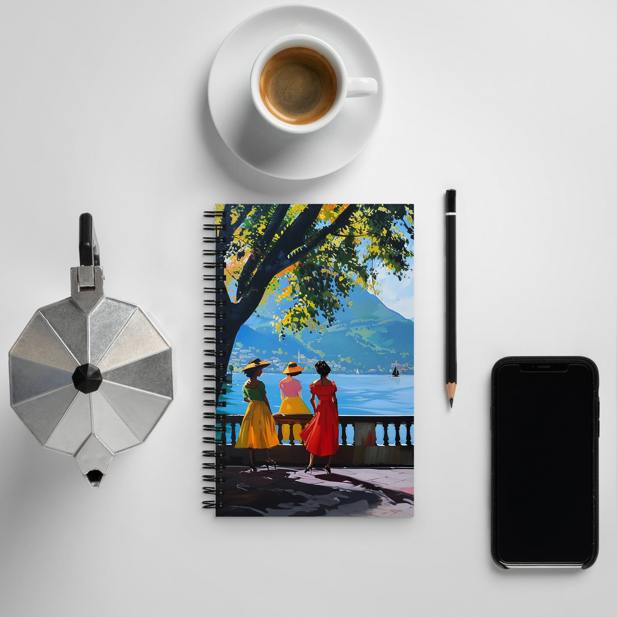 Spiral Notebook - Eternal Beauty of Como | Drese Art