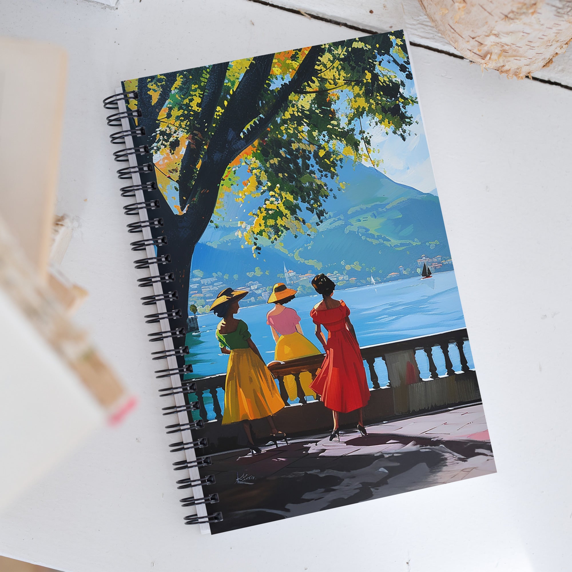 Spiral Notebook - Eternal Beauty of Como | Drese Art