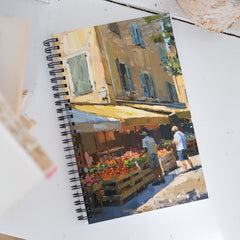 Spiral Notebook - Golden Provence | Drese Art