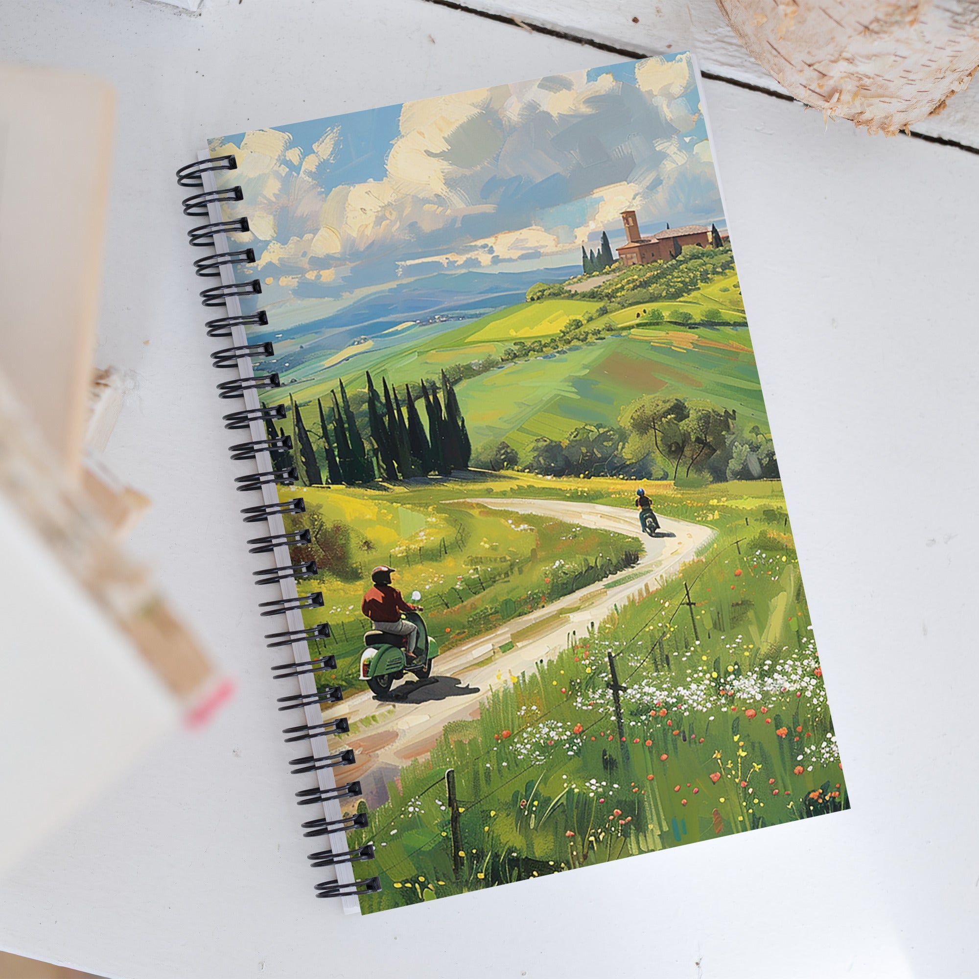 Spiral Notebook - Tuscan Splendor | Drese Art