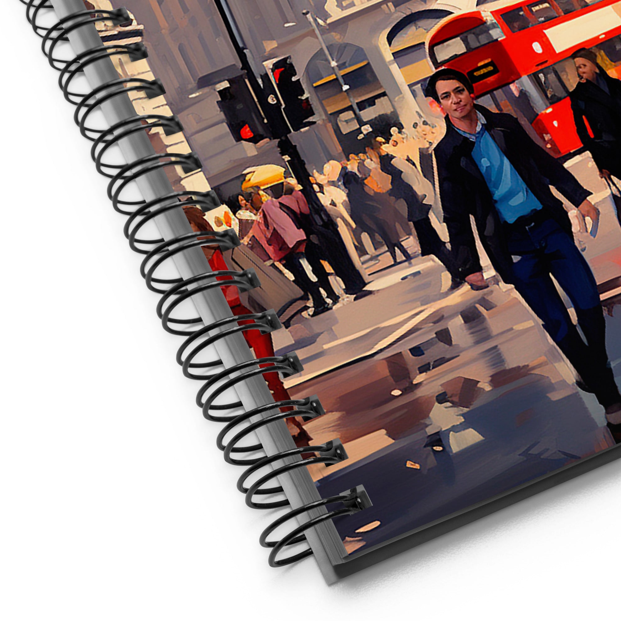 Spiral Notebook - London Scene | Drese Art