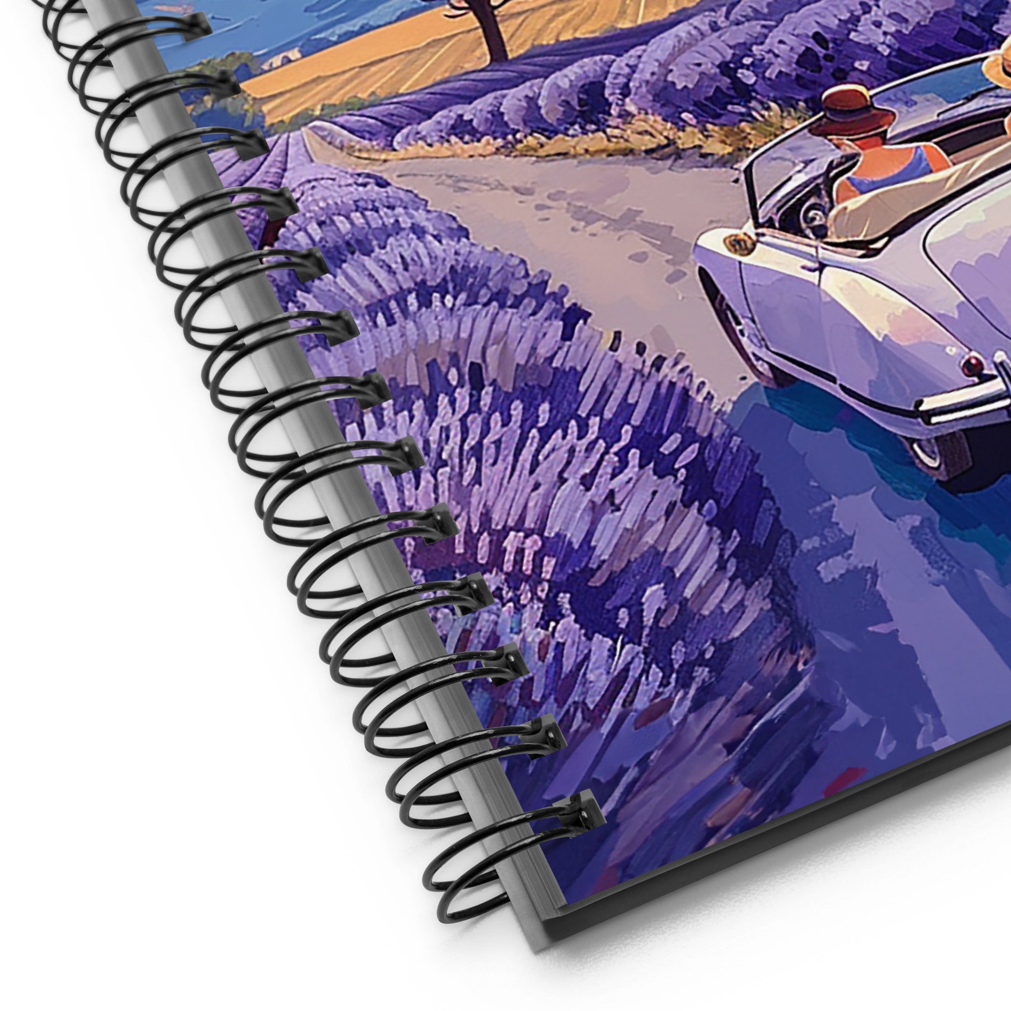 Spiral Notebook - Lavender Hills | Drese Art