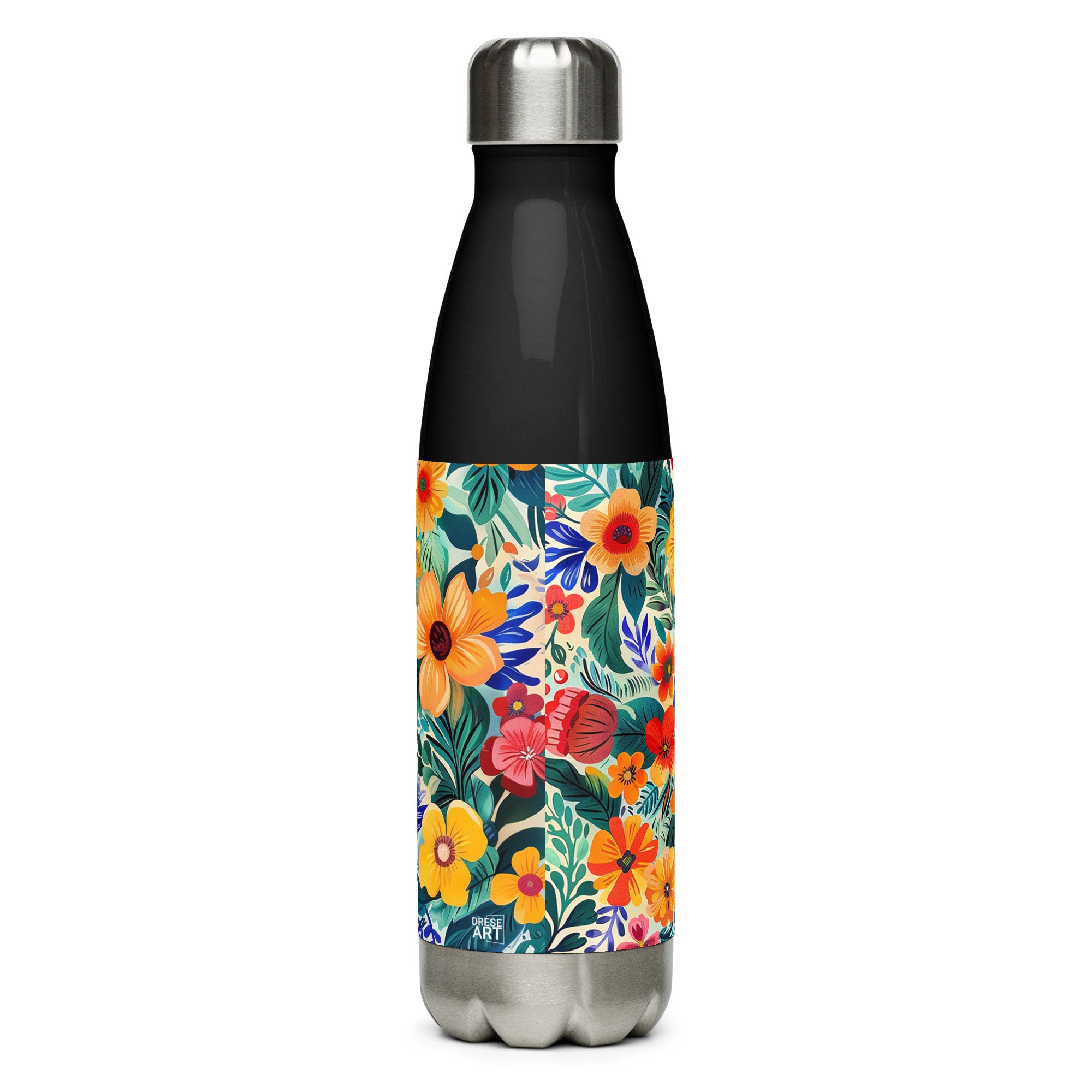 Water Bottle - Blossoms of Iberia | Drese Art