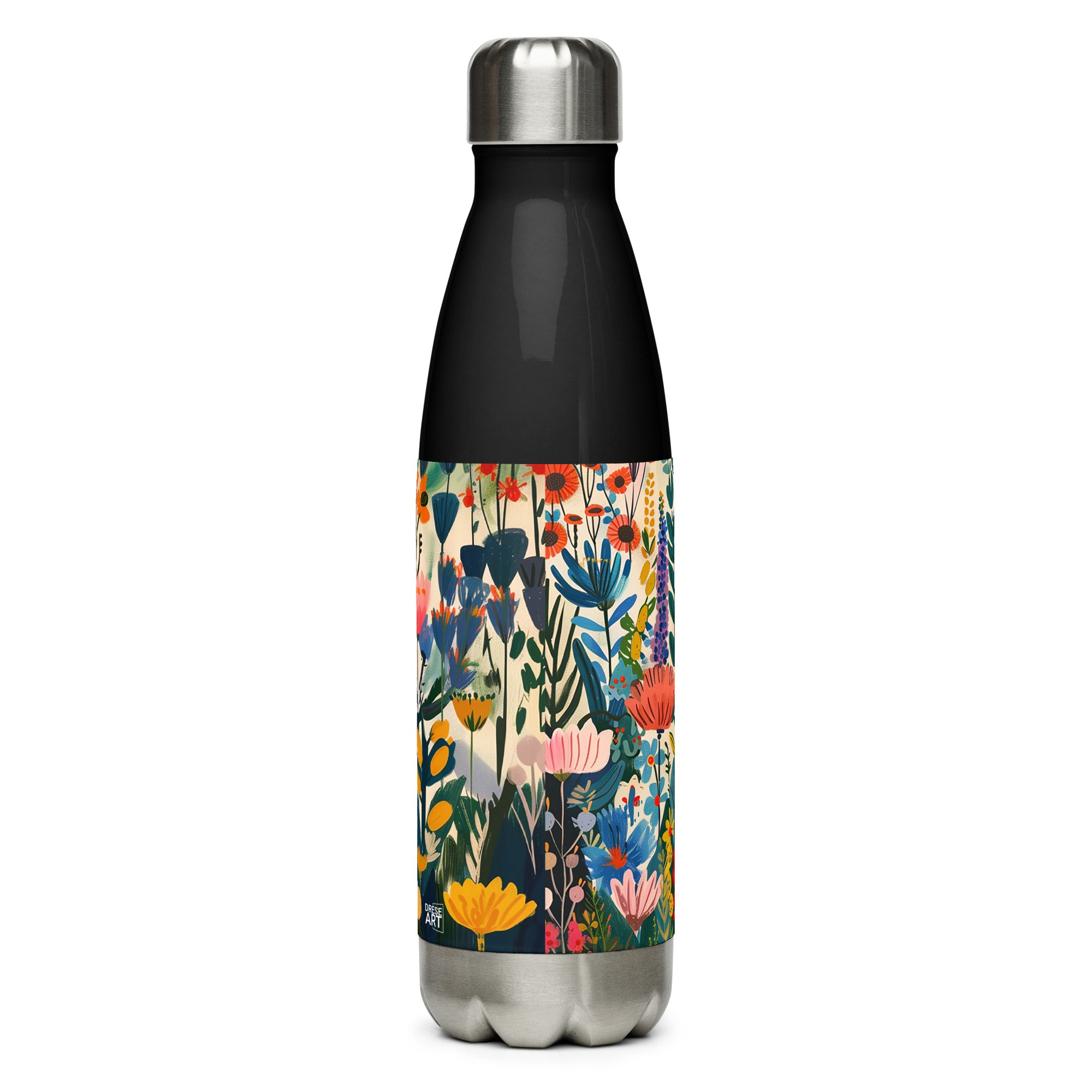 Water Bottle - Nordic Floral Delight | Drese Art