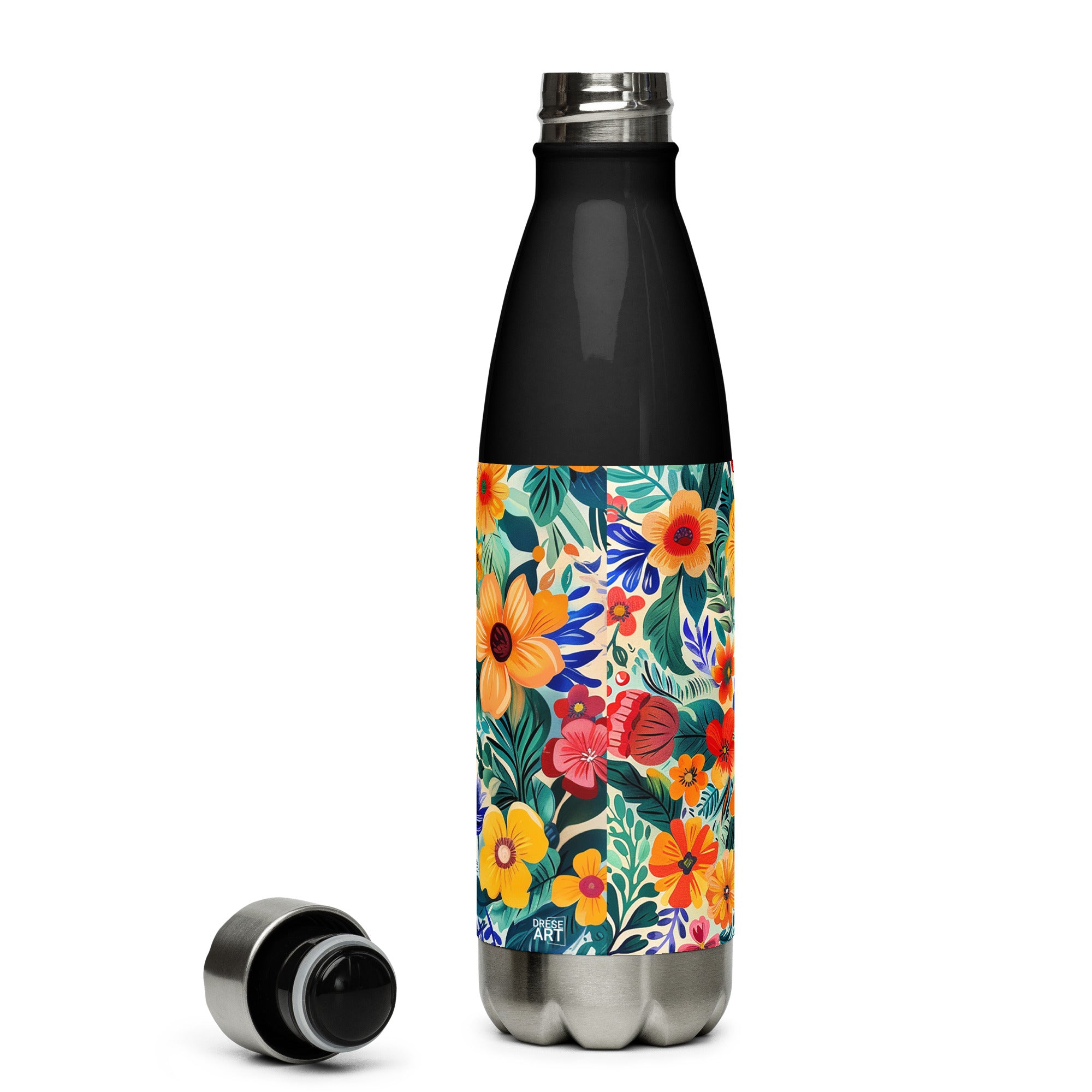 Water Bottle - Blossoms of Iberia | Drese Art