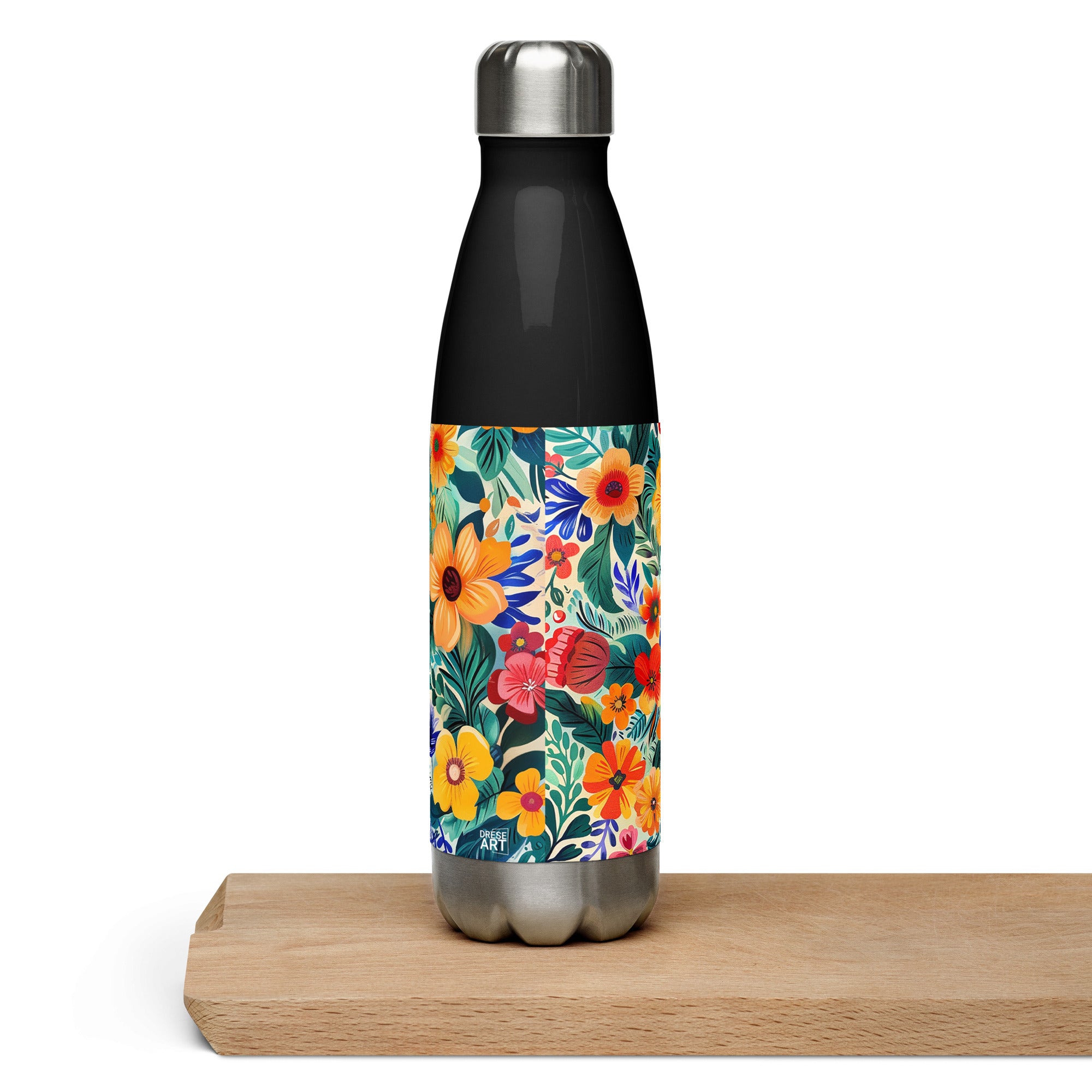 Water Bottle - Blossoms of Iberia | Drese Art