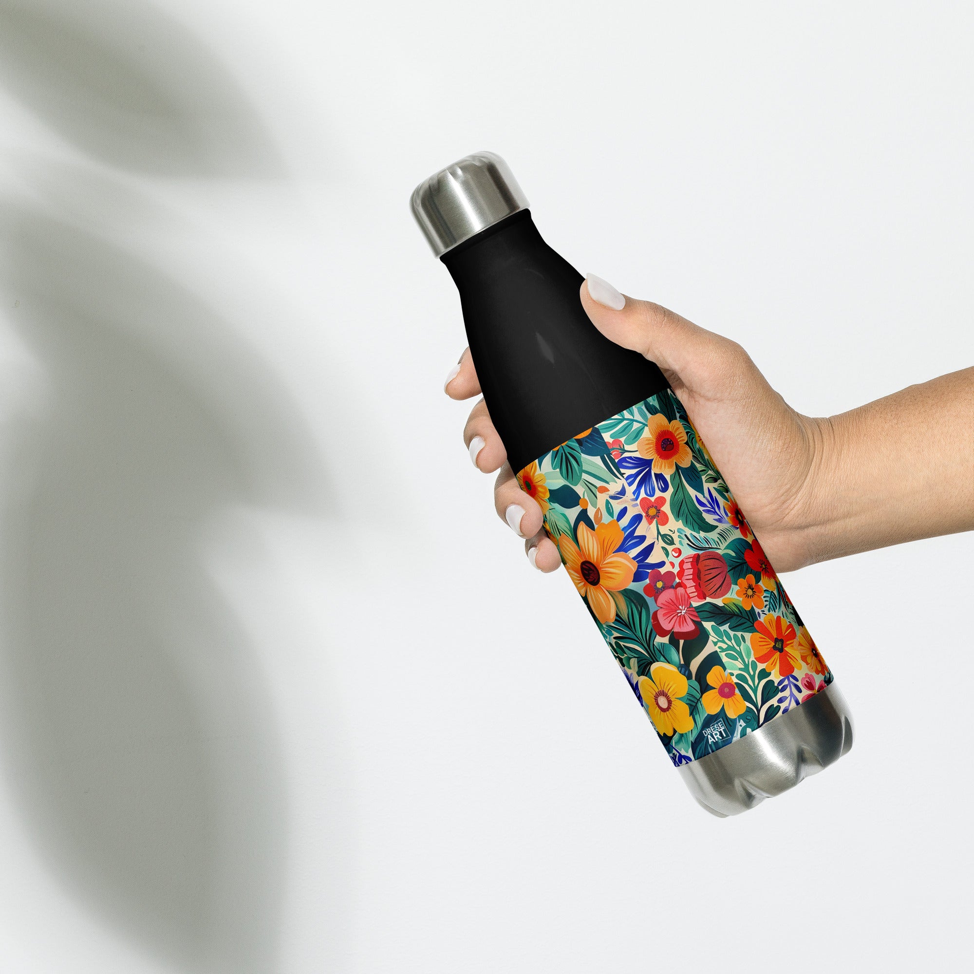 Water Bottle - Blossoms of Iberia | Drese Art