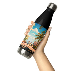 Water Bottle - Miami Retro | Drese Art