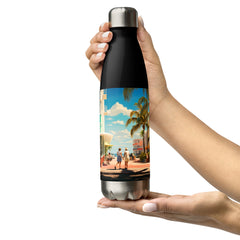 Water Bottle - Miami Retro | Drese Art